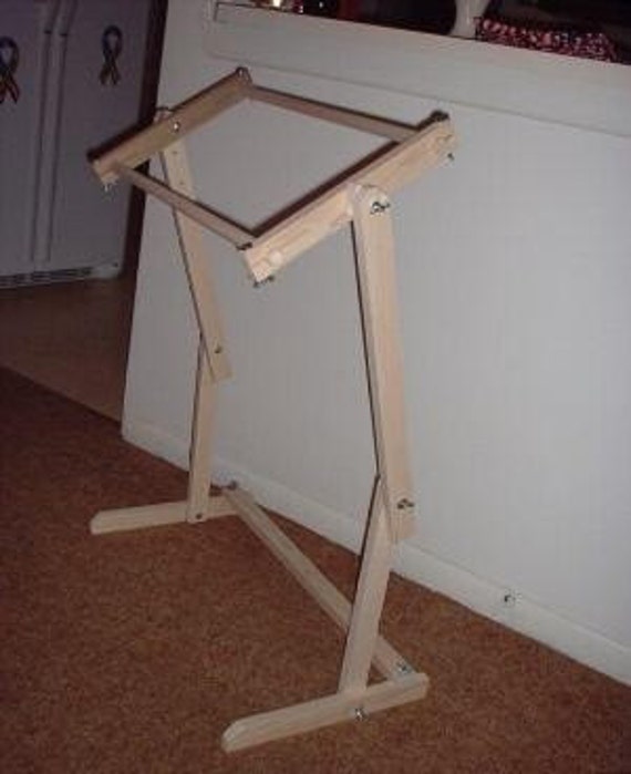 CROSS STITCH FLOOR LAP TABLE FRAME WITH SCROLL FRAME 3 IN 1