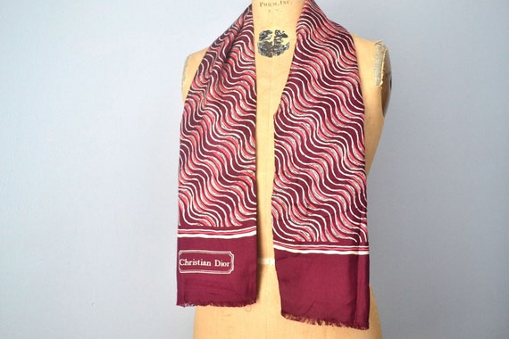 mens silk scarf Christian Dior men foulard