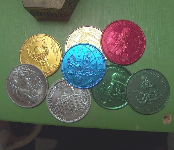 mardi gras doubloons