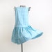 1960s Gingham Dress - Mini Sky Blue and White Handmade in a 1920s Style - XS or Teen Kids