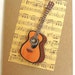 Acoustic Guitar - Handmade Father's Day Greeting Card