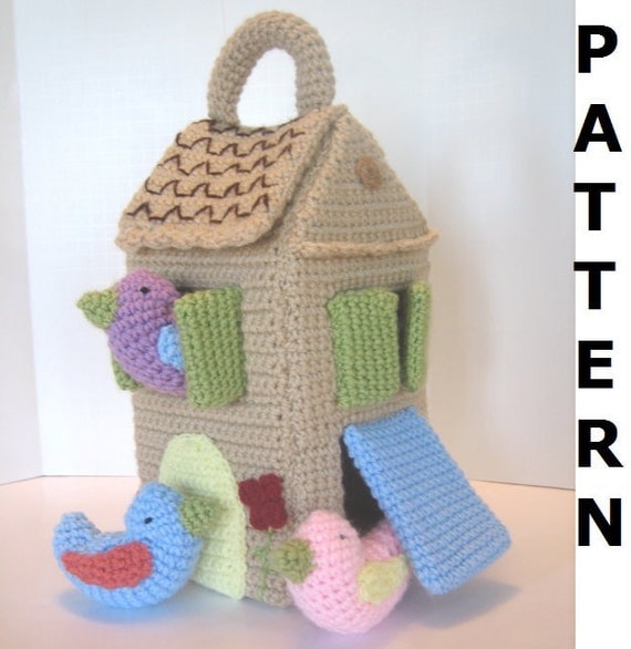 Bird House Crochet Pattern