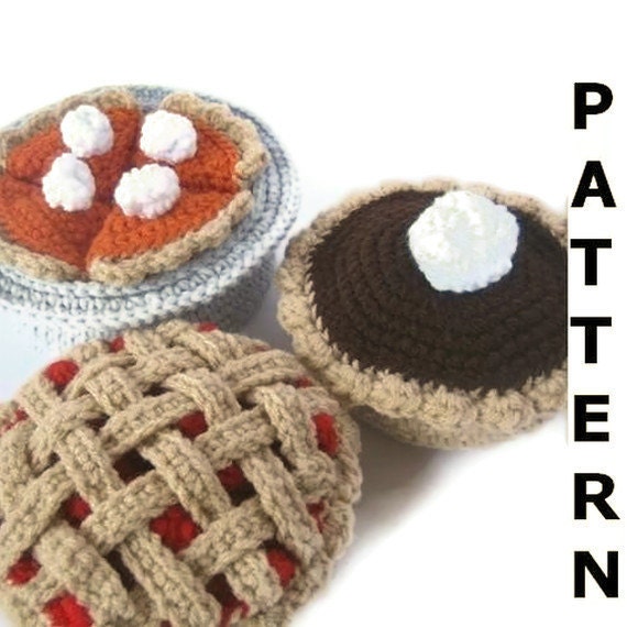 Bake a Pie Play Food Crochet Pattern