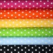Robert Kaufman Pimatex Basics Polka Dot Fabric-1/2 Yard Bundle, 6 total