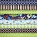 Boy Quilt Dinosaurs Urban Zoologie and Remix Fabric by Ann Kelle for Robert Kaufman- Fat Quarter Bundle- 8 total