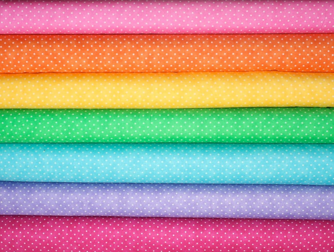 Essential Dots Fabric by Moda Fabrics Fat Quarter Bundle 7