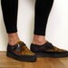 Vintage 1980's Punk Nana Leopard Creepers Shoes London UK Size 9