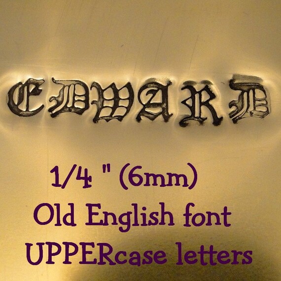 4 inch sign letters Items similar English/Gothic Old to  letter  monogram