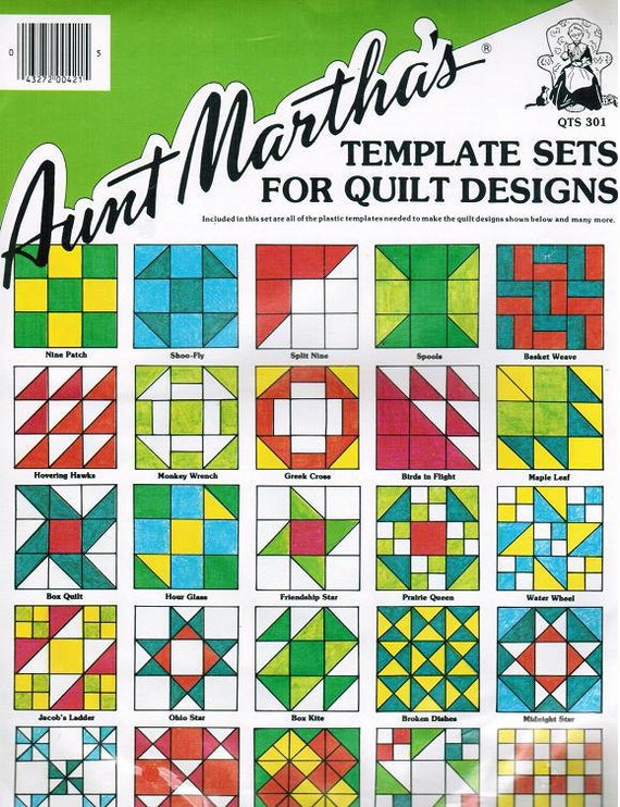 template-sets-quilt-designs-aunt-martha-accessory-nine-patch