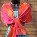 Summer Love .... hand painted silk scarf, crepe de chine