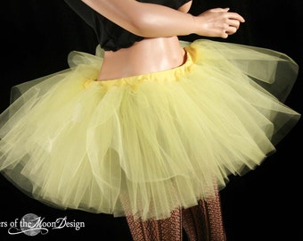 Sunshine Yellow extra poofy tutu skirt Adult -- You Choose Size-- Sisters of the Moon