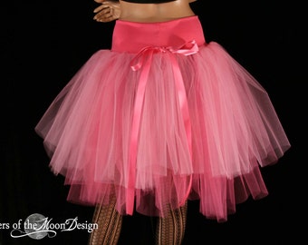 Adult tutu skirt Princess Victorian Romance two tier extra poofy knee length ballet formal costume -- You Choose Size -- Sisters of the Moon