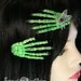 Zombie Skeleton hands clips pair