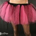 Dark Fairy tutu skirt pink and black lace adult extra puffy -- Large -- Ready to Ship -- Sisters of the Moon