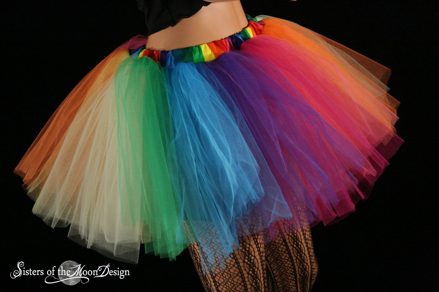 Adult Tutu Skirt Over The Rainbow Extra Poofy By Sistersofthemoon 1745