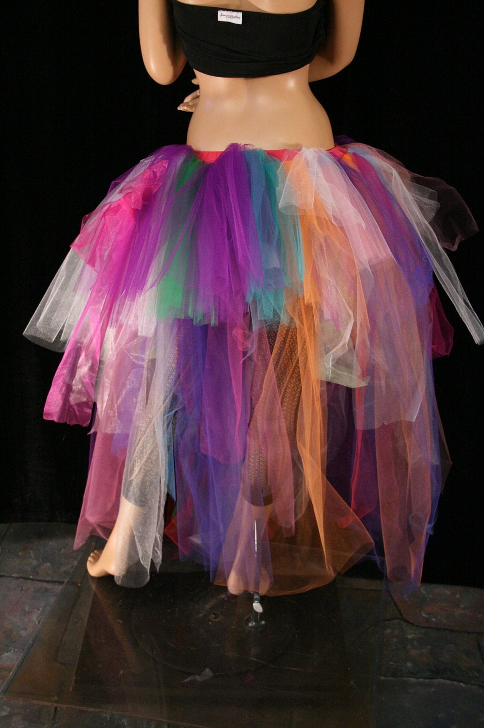 Long Adult tutu Trash skirt extra poofy by SistersOfTheMoon