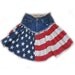 1980s Enrico Coveri American Flag Jean Ensemble Brooke Shields
