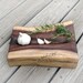 Tiramisu 1: Organic Natural Edge Rustic Walnut Wood Cutting Board or Platter by Tanja Sova