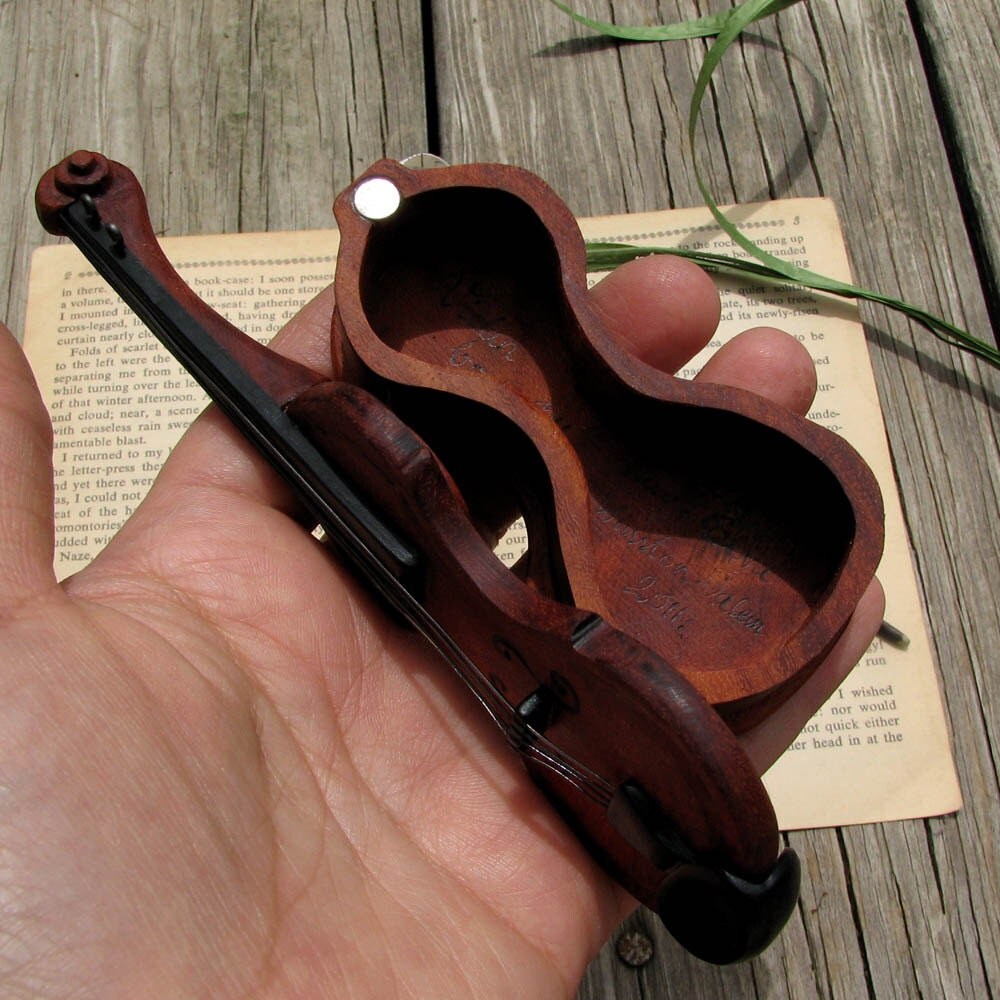 Fine Art Violin Wedding or Engagement Ring Box Unique