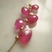 GOOD DEAL 6-7mm Pink Sapphire Faceted Modern Briolette Layout Parcel of Five Item No. 4310 Regular Price 38.00