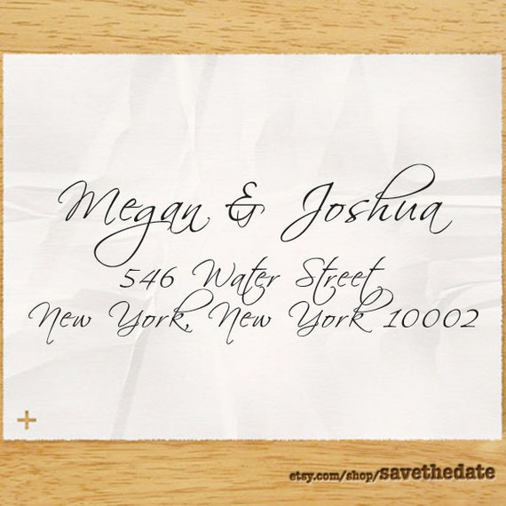 Personalized Eco Friendly Self Inking Stamp Wedding T