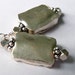 Artic Brushed Matte Sterling Silver Earrings