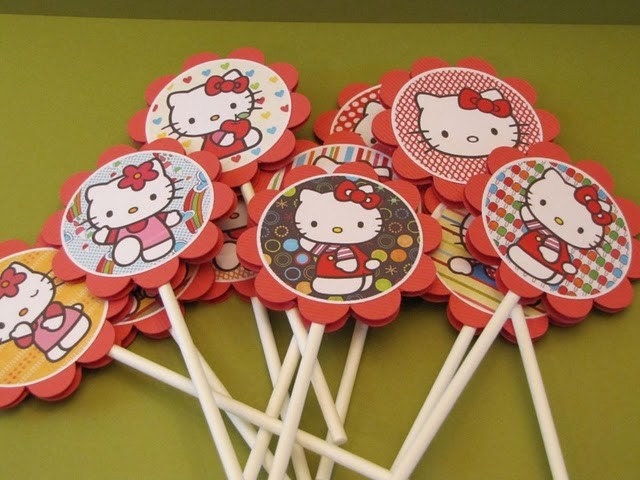 Hello Kitty Printables Cupcake Toppers