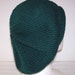 Rolled Brim Wool Tam - Slouchy Knit Beret - Knitted Dreadlock Tam - Enchanted Forest