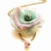 Long Necklace in Turquoise, Green and Lilac - Pastel Poppy