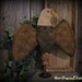 Primitive Americana Eagle Make-do Patriotic Doll Shelf Sitter