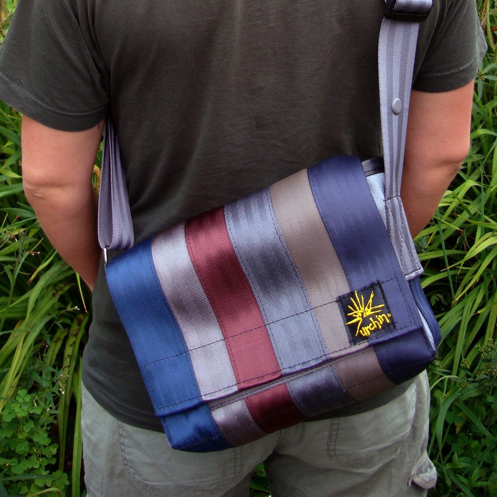 recycled seat belt bag