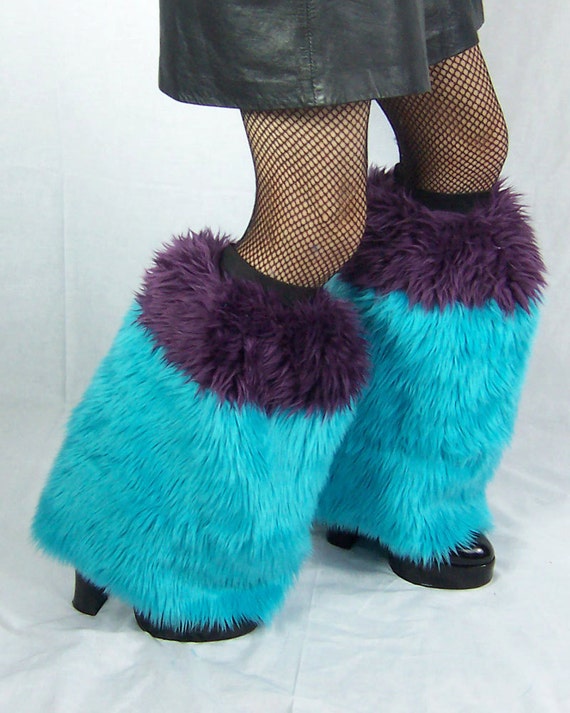 Boot Covers Leg Warmers Goth Fluffies