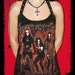 Immortal Hordes Evil Black Metal Norway Halter Eyelet Shirt Mini Dress S M L XL