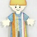 Little Boy in Overalls Scrapbooking Paper Piecing