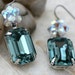Indian Sapphire and Opal Crystal Earrings