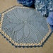 Blue Doily for Summer - Thread Crochet, 10.5 in.