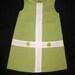 1960's Inspired Retro lime green and white mini