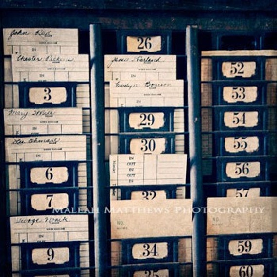 Vintage Time Cards Photography antique work photo wall art