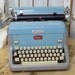 Vintage 1961 Royal FP Typewriter in Aqua