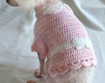 Crochet dog sweater Etsy