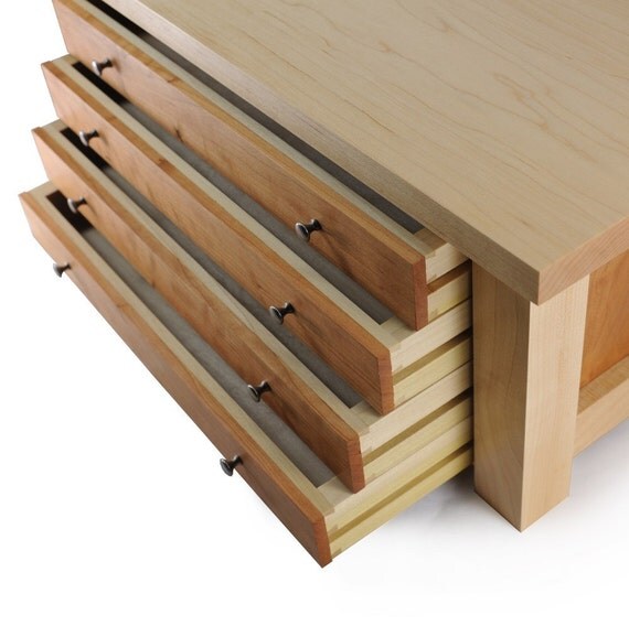 Jewelry Box Mission Style Large Maple and Cherry