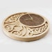 Clock Celtic Moon Personalized