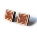 That Vintage Simply Squared - Earrings - Tasmanian Myrtle