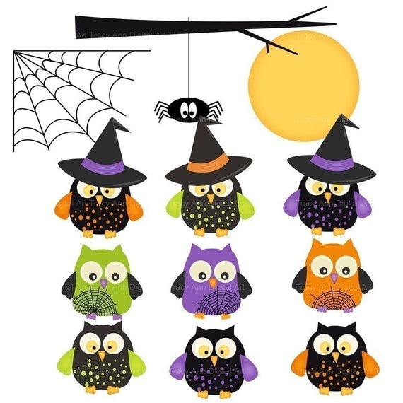 free clip art halloween owl - photo #13