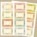 Printable Shabby Scrapbook Journal Cards - make into labels, tags, journal spots