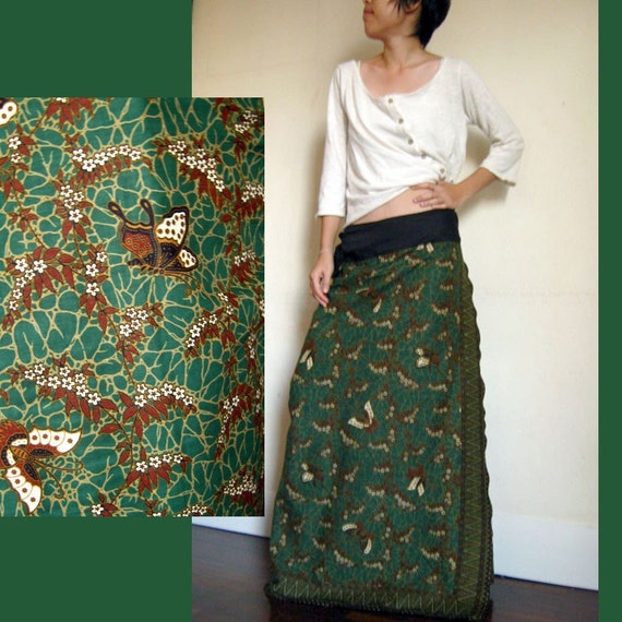 Indonesia Batik ..Wrap skirt
