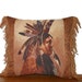 Western Pillow Southwestern Medicine Man Tapestry Pillow