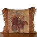 Western Pillow Bronc Cowboy Rodeo Tapestry Pillow