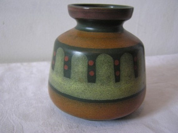 VINTAGE PORTA CELI SPAIN STONEWARE STUDIO ART POTTERY VASE