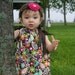 Pillowcase Dress PAISLEY FLOWERS Spring Brown Pink Aqua baby toddler girl